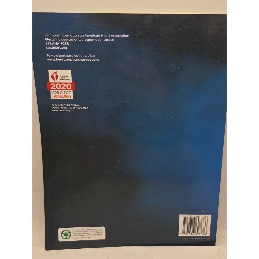 Bls Provider Manual 2020, USED- Like New, American Heart Association - PAPERBACK